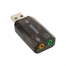 1 pcs USB Sound Cards 3.5mm Audio Headset Headphone Earphone Mic Microphone Jack Converter Adapter for computer