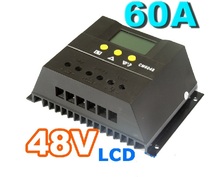 Китай професси 60A48V домой солнечной фотоэлектрической системы зарядки контроллер жк-дисплеем с регулируемым параметры