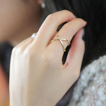 1 PCS Korean Style Simple Fashion Cross Design Index Finger Rings for Women Best Gift Jewelry