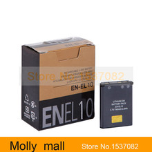 EN-EL10 EN EL10 ENEL10 Camera Battery for nikon S80 S200 S203 S210 S220 S230 S500 S510 S520 S570 S600 S700 S800 S3000 S4000