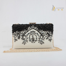 Fashion women diamonds luxury top evening bags clutch messenger shoulder chain handbags leather purse brand ladies sac a main