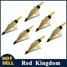 Top Quality 12pcs/lot 125 Grain Hunting Crossbow Arrow Broadhead used As Archery Bow And Arrow Free Shipping