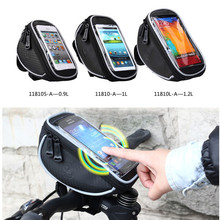 ROSWHEEL Cellphone Bicycle Cycling Front Top Frame Handlebar Cover Bag PVC Case Touch Screen MTB Bike Pouch Waterproof