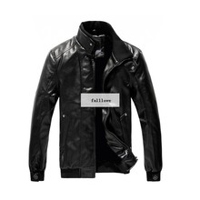 Newest British Style Men’s suit sheep leather jacket man autumn and winter Zipper Designed Mens slim leather coats 18