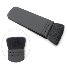 Black high grade Fine fibers wool professional makeup brush flat Beauty makeup essential tool S343 free