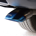 Car Stainless Steel Exhaust Pipe Protector Covers Case For Nissan X TRAIL T32 Rogue XTRAIL 2014