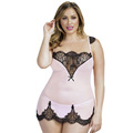 Plus Size Sexy Lingerie Women Lace Pachwork See Through Erotic Lingerie 5XL 4XL Babydoll Sexy Underwear