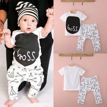 Infant Baby Boys Girs Clothing set Top T-shirt Batman Pants Outfits Casual 0~24 Months US Fast Delivery Free Shipping