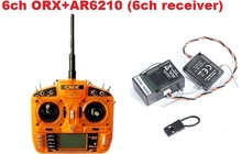 Free shipping ORX Full Range 2.4G 6ch RC Transmitter with AR6210 AR6200 satellite Receivers Surpass DX6i Helicopter Quadcopter