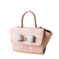 Japan And Korean Style Ladies 2016 New Handbag Sweet Style Bowknot Flap Bag Trapezoid Bag Women