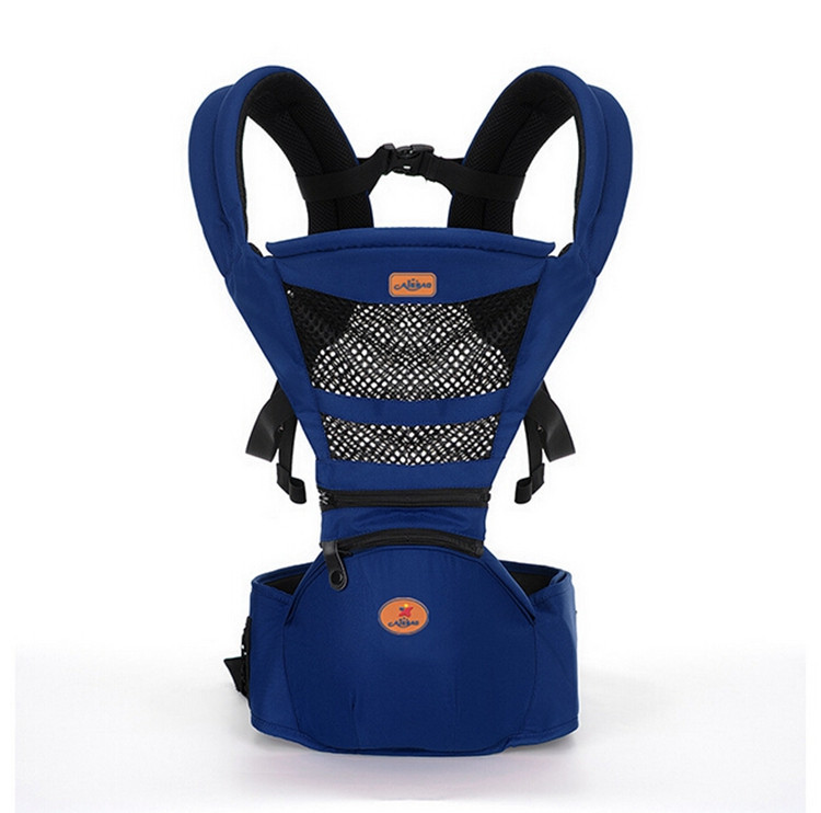 Ergonomic Baby Carrier + Hip Seat Breathable Infant Wrap Sling Shoulders Backpacking Backpack Hipseat Father Mother Product (8)