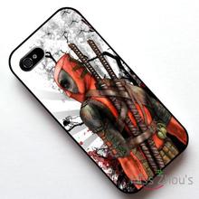 For iphone 4/4s 5/5s 5c SE 6/6s plus ipod touch 4/5/6 back skins mobile cellphone cases cover Deadpool Superheroes Comic Movie