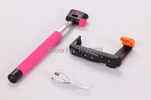 Z07 5 Wireless Bluetooth Monopod Selfie Stick built in bluetooth Shutter for ios Android Smartphones 20pcs