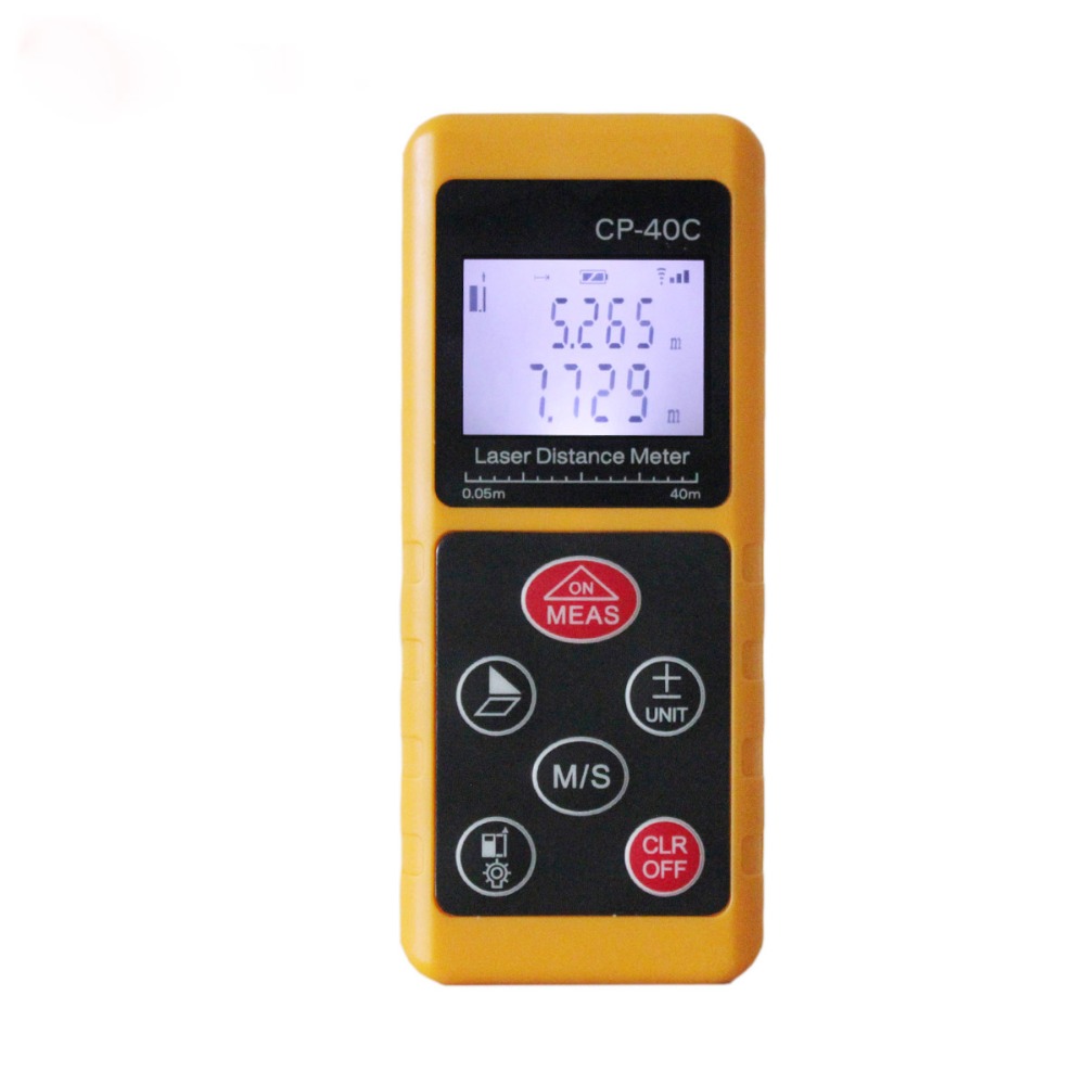 CP-40c Mini Laser Rangefinder LCD Display Handheld Laser Distance Meter With Audible Alarm