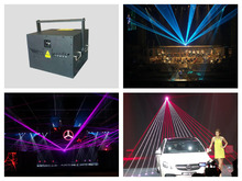 flightcase + High Power Laser 10Watt RGB Animation Show Stage Light X/Y axis Analog 40Kpps scanner ILDA Control event wedding