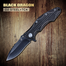XINZUO made ball bearing washer new folding knife D2 stainless steel black stonewashed blade with titanium