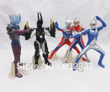 Japanese pop Anime Ultraman action figures 5pcs/set Christmas Gifts for children