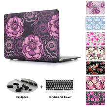 Flowers rose Gorgeous elegant peony print Case For Apple macbook Air Pro Retina 11 12 13 15 laptop coverl for Mac book 13.3 inch