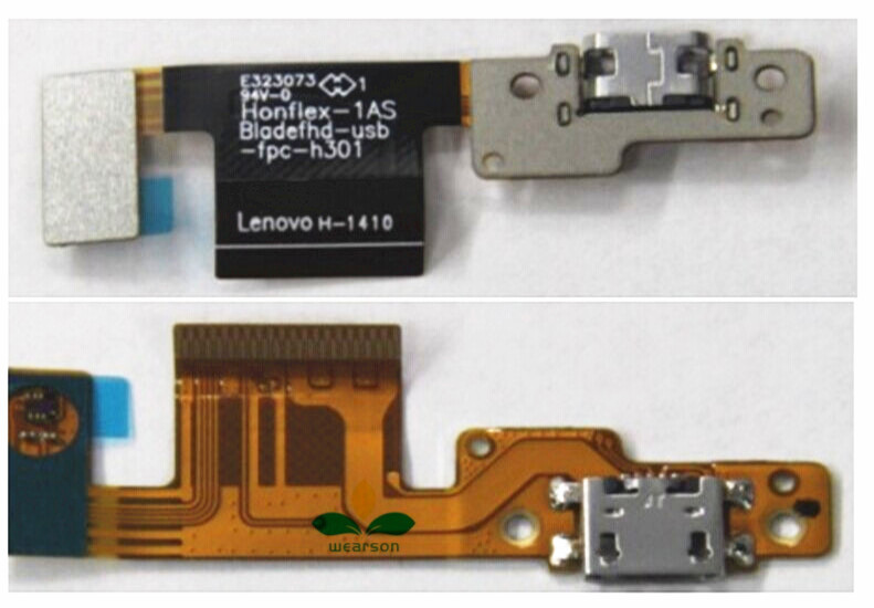 100% Original New USB Port Charging Board Flex Cable For Lenovo PAD B8080 Free shipping with tracking number