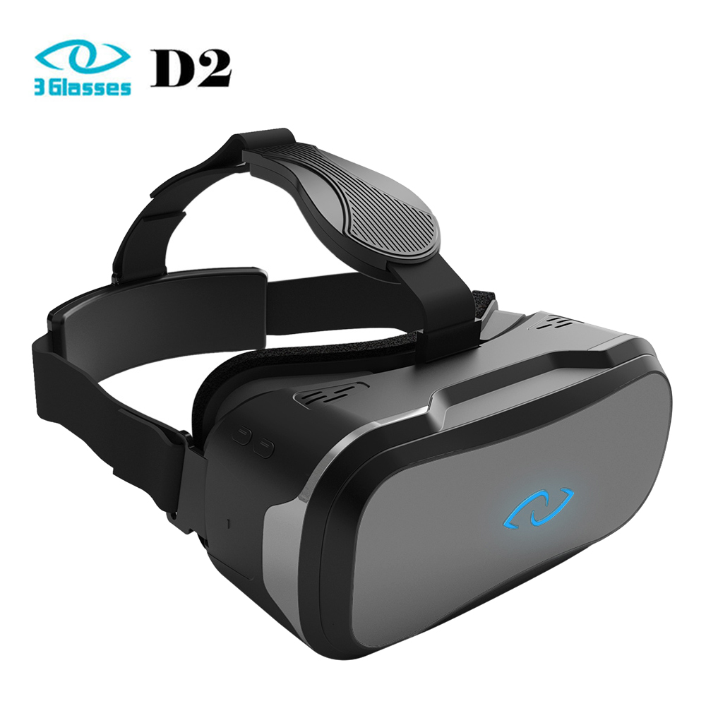 3Glass D2 LCD Display VR Headset 3D VR Glasses Virtual Reality Glasses Game Movie VR BOX