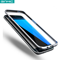 Ginmic Luxury Aluminum Bumper for Samsung S7 Edge Ultra Thin Phone Cases Protecetive Metal Frame Shell