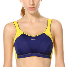 Women’s High Impact Wire Free Non Padded Racerback Maximum Sports Bra