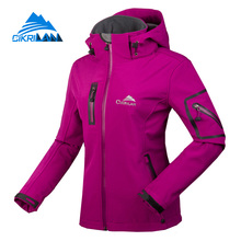 Cikrilan Spring Water Resistant Windstopper Chaquetas Mujer Outdoor Sport Softshell Jacket women Camping Hiking Climbing Coat