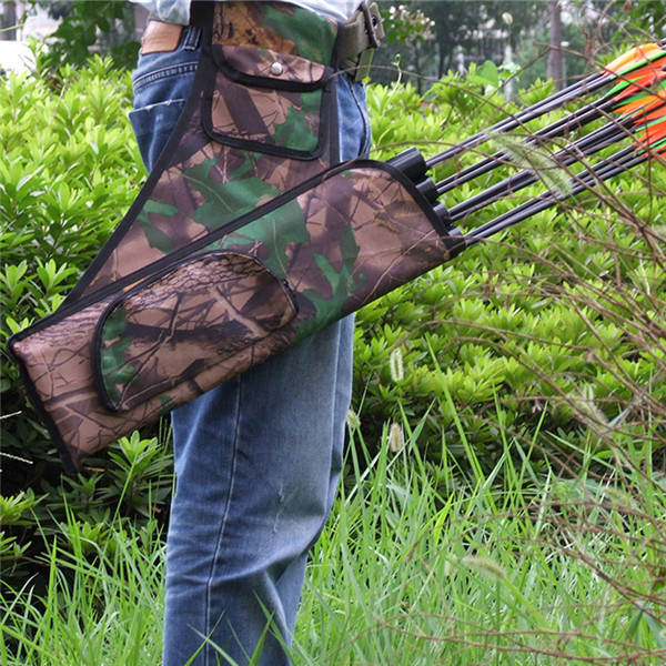 2016 Special Offer New Arrival Archery 4 Tubes Accessorie Holder Hunting Camo bag Bow Arrow Belt