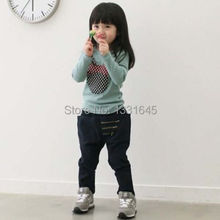 2015 Hot New Kids Toddler Clothes Girls Polka Dot Long Sleeve Casual Blouse Tops