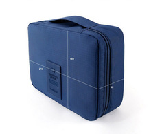 New 2015 Nylon Multifunction Make up Organizer bag Women Cosmetic bags Outdoor Travel Bag Handbag Bolsas