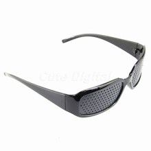 High Quality 2pairs/lot Fashion Hole Eye Vision Exercise Care Improve Pinhole Glasses Eyesight Improve Eyewear Hot Sale