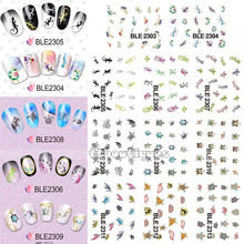 1 Lot = 11 Sheets Lizards Sea Turtle Tortois Reptiles Water Transfer Nail Art Stickers Decors Thin Sticker BLE2303-2313