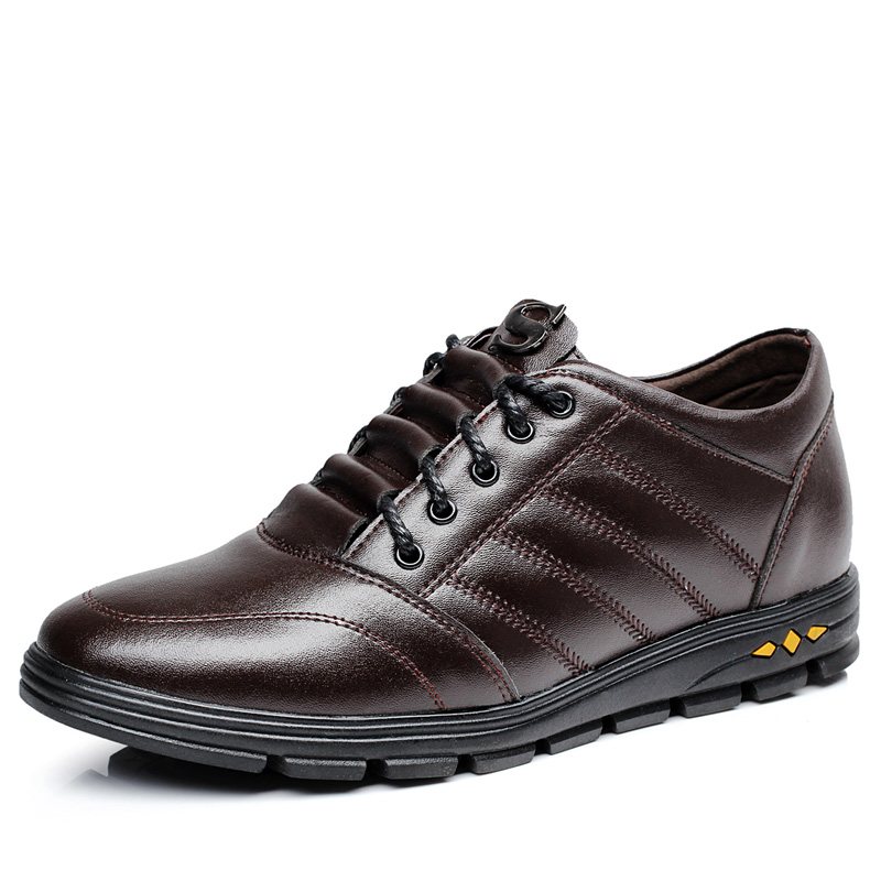 New Shoes Men Sneakers 2015 Fashion Brand PMA Men Sneakers Luxury Brand Invisible Increase Casual Leather