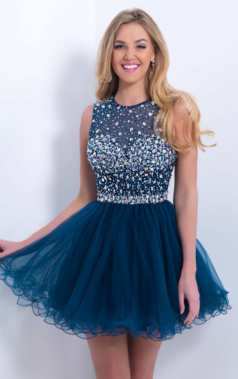 short ball gown prom dress « Bella Forte Glass Studio