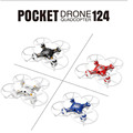 4 Colors FQ777 124 Pocket Drone 2 4G 4CH 6Axis Gyro RC Quadcopter Helicopter Remote Control