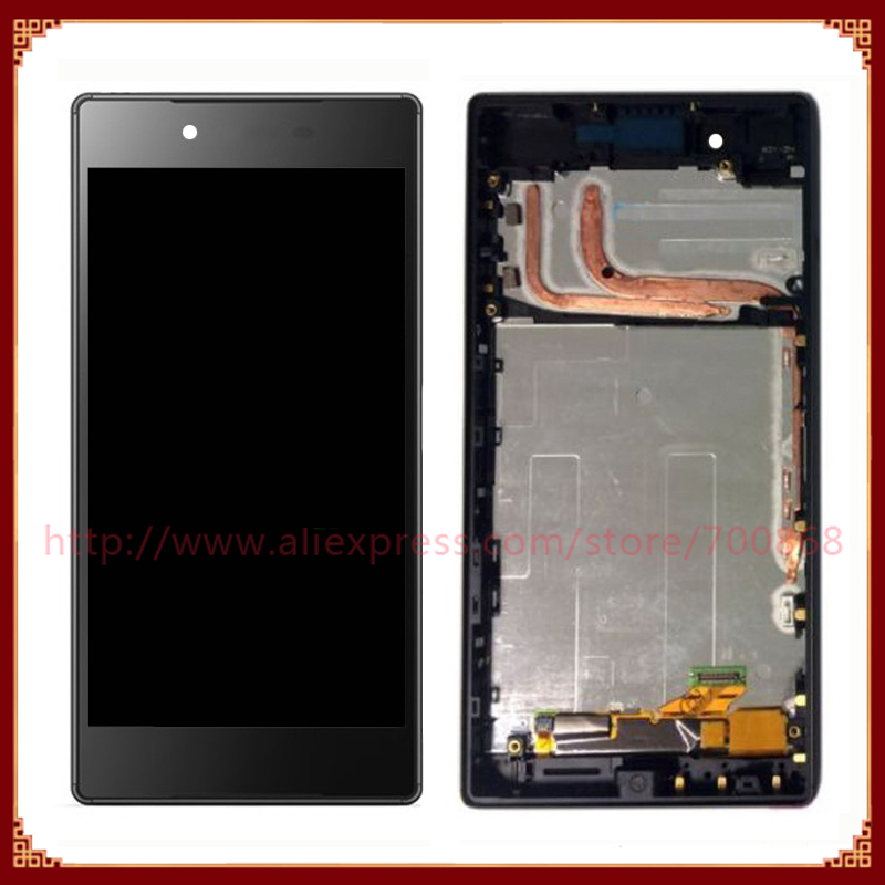 Фотография 5PCS/LOT For Sony Xperia Z5 E6603 E6653 LCD Screen With Touch Screen Digitizer Assembly with Frame Free DHL