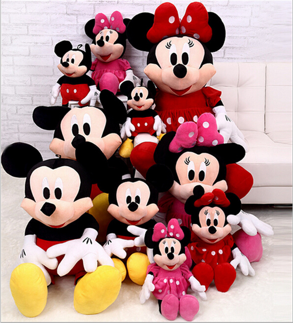 mickey minnie soft toys