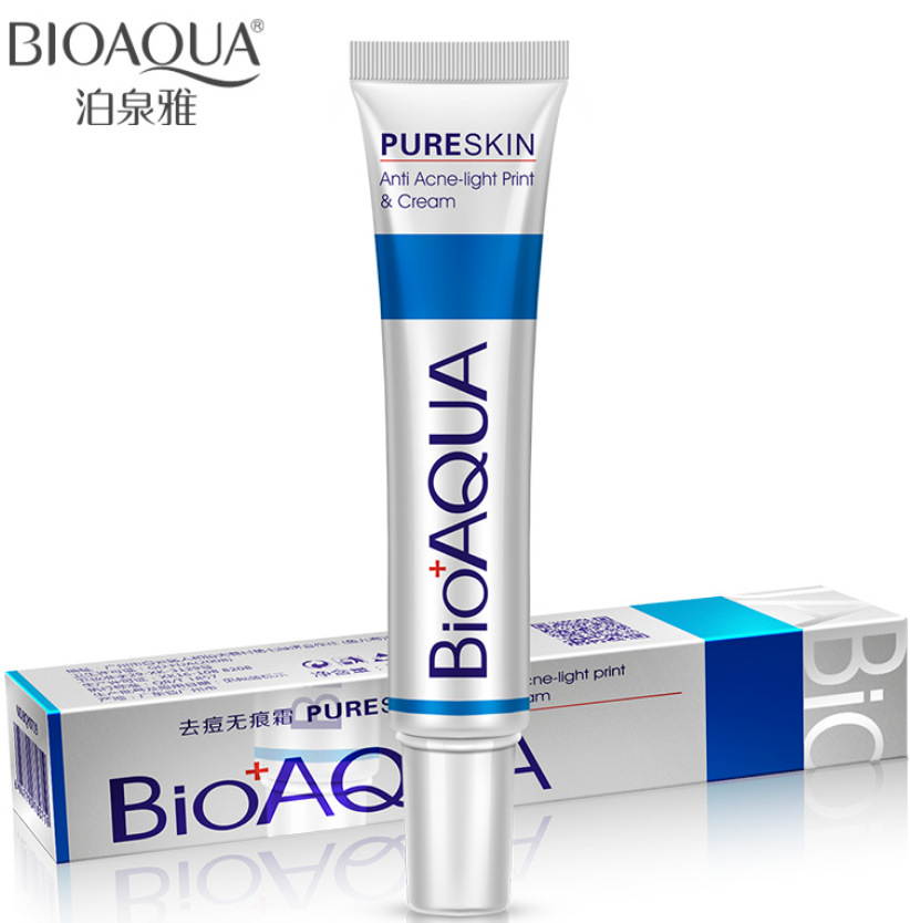 Bioaqua 30g Anti Acne Cream Oil Control Shrink Pores Acne Scar Remove Face Care