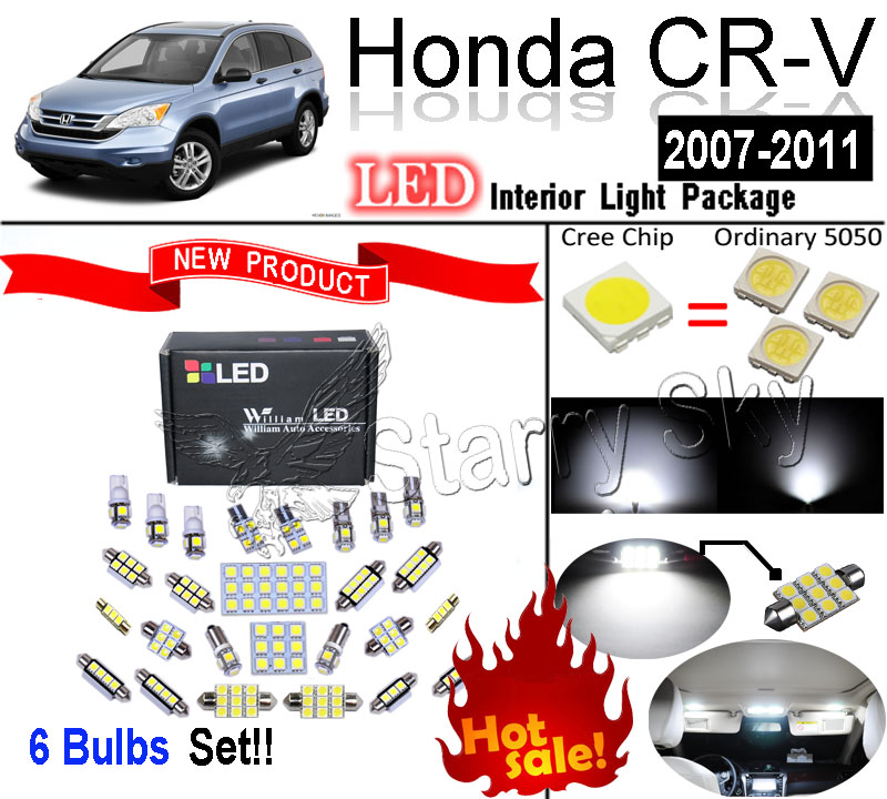 6 Blubs     SMD     Honda CR-V 2007