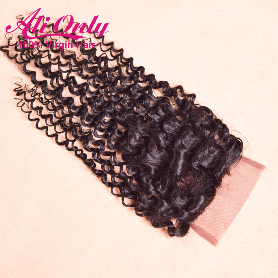 Malaysian Curly Hair With Closure 4 Bundles With Closure Kinky Curly With Closure New Arrival Malaysian Virgin Hair With Closure