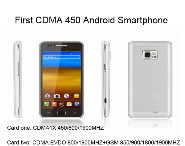 Unlocked Original CDMA 1x 450 800 1900MHZ EVDO CDMA GSM Mobile phone Dual SIM CDMA 450mhz