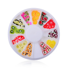 Fruit 3d DIY nail art bijoux ongles strass ongles decoracion de unas nail glitter decorazioni unghie for nails new fashion