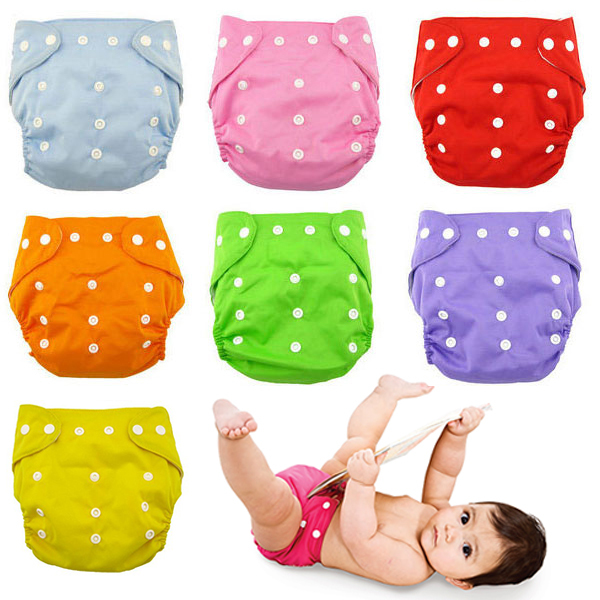 Reusable Baby Nappies adjustbale baby diaper waterproof baby cloth diaper cover baby wizard kids nappy changing babyland care