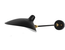 Modern 1Arm Serge Mouille Pole Led Wall Lamp Ktchen Home Light Fixtures Apliques Pared E27 Creative Vintage Wall Sconce Lighting