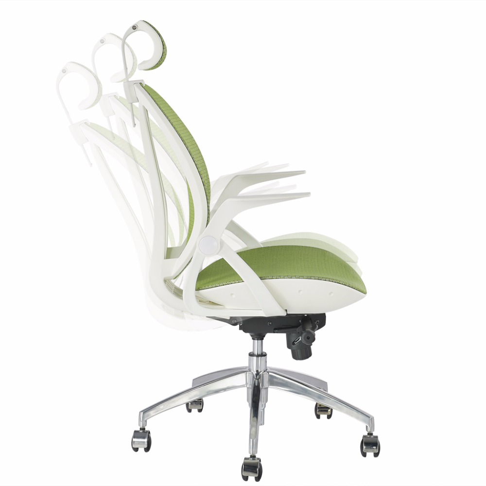 Langria High Back Swivel Green Mesh Executive Office Chair