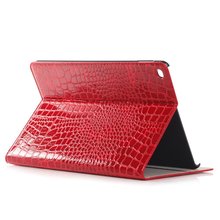 New Design Crocodile Leather Case For iPad 2 3 4 Coque Magnetic Fundas Stand Smart Cover