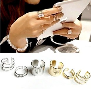 2015 New 3Pcs Set Fashion Top Of Finger Over The Midi Tip Finger Above The Knuckle