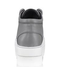 2015 new arrive Famous brand royaums men s shoes gray high top lace up lambskin casual