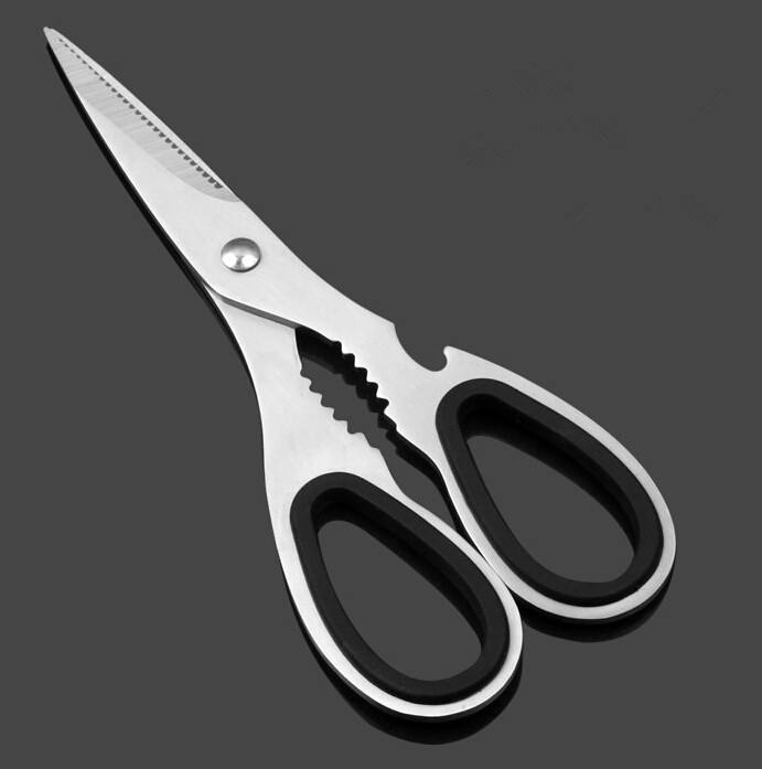 Free Shipping 1 Set Of High grade Stainless Steel Scissors Household Scissors Kitchen Scissors Multifunctional Scissors