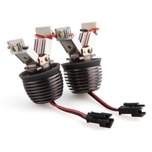 2 H8 10W LED CREE Angel Eye Light White for BMW E87 E82 E92 E93 M3